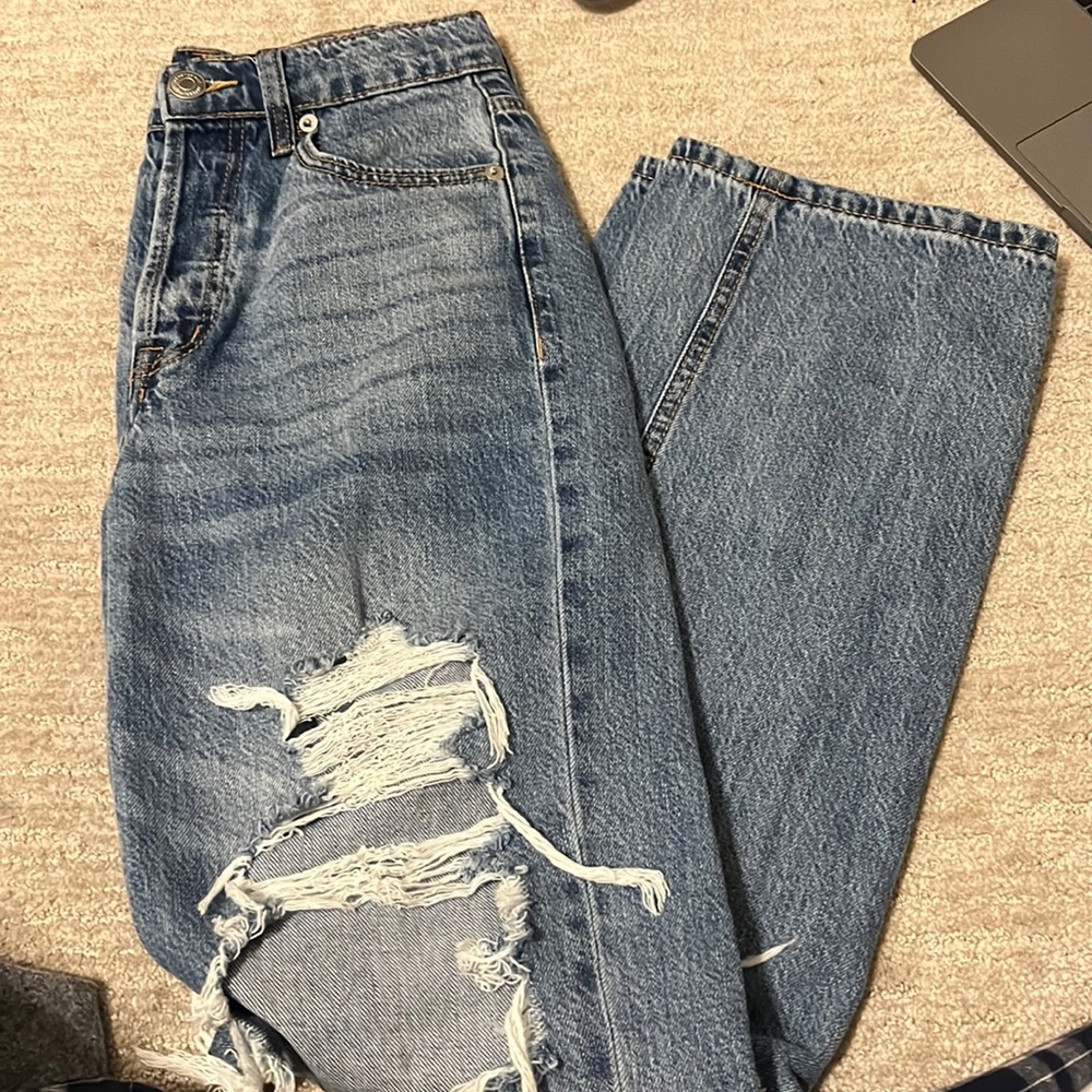 Aéropostale ripped 90s baggy jeans